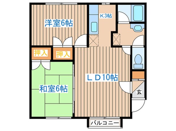 興栄ホ－ム宮の沢Ａの物件間取画像